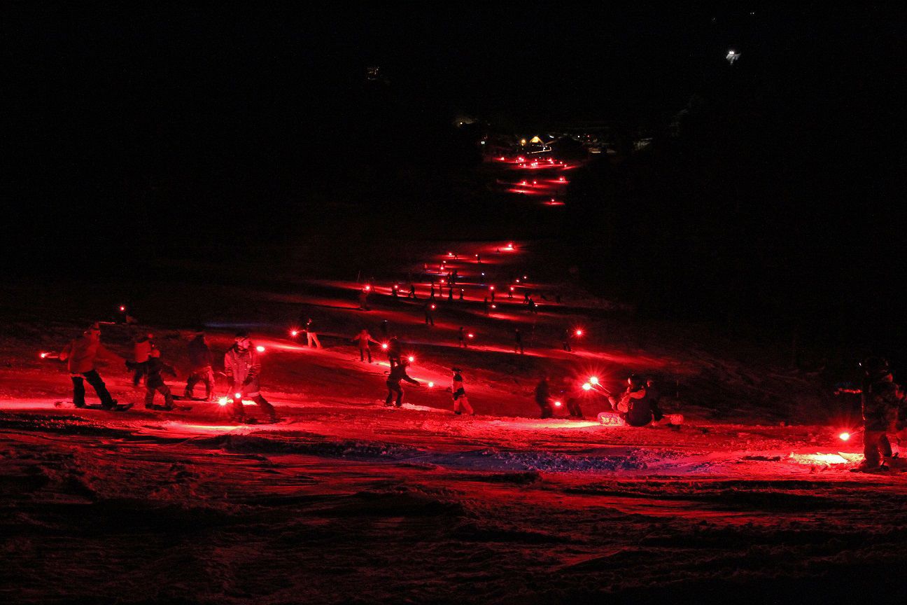 Torchlight parade